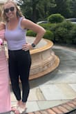 I love this top and the material. It fits true to size. I got a medium and it was perfect. Hope they come out with even more colors. - Erin J.