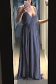 Purchased for my sisters wedding! Very comfortable and the double slit is lovely. 

I am worried that it's going to be hard to keep unwrinkled on a hot summer day but other than that WONDERFUL - Kendra L.