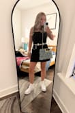 Wore it out during a girls trip and loved it so much! A little big in the bust area but nothing crazy. Added a belt - Erin D.
