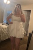 This dress is so cute! I have had trouble with all of Lulus dresses in the past not fitting my chest comfortably. This one was the best I have tried in the area, but definitely still not perfect! Still good enough that I'm not returning it though. I bought it for my exit dress after our reception. - Shayla A.