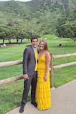 I loved this dress! It did not have much stretch but fit very well! I got so many compliments, and it worked perfectly for a more upscale beach wedding! - Madie F.