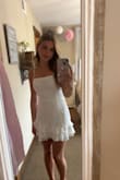 This dress was so perfect for my graduation! It was very flattering and fit perfectly! I ordered both a small and a medium, but the small fit perfectly! Would definitely order again. - Brooklyn H.
