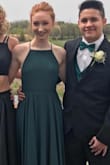 Simple, classy.  I'm not a sparkly girl, but I do like things to be a little feminine. This fit the bill perfectly for my junior prom, and the price was right! - Julie T.