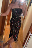 The fit it weird. The liner wasn't staying; the chest was too big. It did not look flattering. No stretch. - Haleigh M.