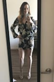 I always have a hard time finding rompers because I am tall and have a long torso! This fits perfectly, is so sexy, but also classy, and I highly recommend! - Jamey P.