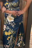 This dress is absolutely beautiful. I'm in love with it! I usually wear a Medium but I followed the size guide and ordered a Large, which ended up being the right call. The fit was flattering; the quality is great, and it looked even better in person. It quickly became my favorite piece from Lulus! - Mila C.
