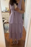 This dress is very cute and fun! Different from any other dress I own. Great quality. It fits well on me, I sized up from my normal size and got it in medium. Fully lined. Still have to steam it. - Dinara M.