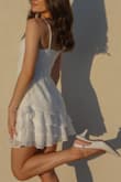 ok listen, the front did not look good on MY chest, so I sewed a line of ruching for a little sweet heart neck line - this dress was so freakin cute for my graduation and no one had a dress like mine ;) - Gina P.