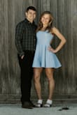 I ordered this dress to wear for my engagement photos. It was exactly what I wanted! It was a little shorter than I was expecting, but not short enough to be inappropriate. The dress is very stretchy so although it was a little small, it still fit well. AND, because of the cut of the dress on top, you can wear a regular bra with it! Love everything about this dress. It is SO cute and flirty! - Tess T.