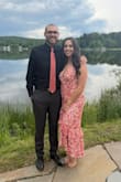 I purchased this dress for a wedding. Fit very nicely except in the breast area. Was a tad revealing for my liking and ran a little big in that area. I got a size large and could have went to a medium. Overall, I received many compliments. The straps are very thin, and I was afraid to pull on them too much due to seeing other posts on them breaking. - Kristen O.