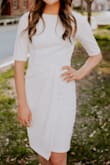 Wore for my graduation. It was perfect length and style. - Victoria B.