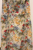 The dress fit fine, but the straps are much too long and not adjustable; the ties are just decorative. In addition, the pattern of the material on the majority of the front of the dress is upside down. I will be returning this dress. - Sarah E.