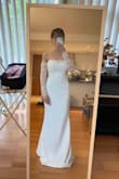 This dress is really elegant and good quality! True to size. But it was not the most flattering line on my body type. Would flatter me perfectly if I had bigger hips. - Ke-Chun Y.
