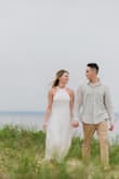 I bought this dress for an engagement photoshoot and the pictures came out stunning. Dress was almost floor length, fitted at the waist and perfectly loose from hips down. Very flattering fit, absolutely gorgeous. I got multiple compliments on the dress after people saw it on the pictures!
Very highly recommend! - Marta S.