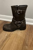 I ordered these in black but the boots are clearly brown. My initial reaction is that I was sent the wrong color even though the box says black, but I read another review saying the black boots are actually brown. I'd send these back for a new pair but I'm afraid I'll just get another pair of brown boots. I wish they accurately depicted the color in the website so I wouldn't have ordered these. - Jessica R.