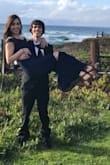 This dress was super comfortable and kept me warm at a Fort Bragg wedding in March!! The material was nice and it fit true to size. I didn't have to pull or tug on anything!! - Jessica G.