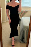 This dress is amazing. Material, cut and length were great. - Rylee S.