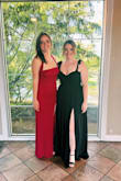 Loved the fit on this! Made my boobs look amazing. Overall super flattering and the fit was great. The dress was a bit long on me but if I had gotten it earlier I could have maybe gotten it tailored. With heels on it wasn't that bad either. Loved it and got lots of compliments! - Alexis R.
