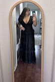 This dress fit absolutely perfectly, I love that it has you do a little quiz based on your sizes you wear day to day to get you the perfect size. Great quality, very thick material! - Keana M.