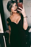 This dress hugged in all the right places. I'm very tall and the length just touched the floor! I sized up to a large to accommodate my chest but I feel like I could have also fit a medium. - Kaitlin N.