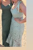 Super comfortable dress. Could get stuck on stuff if not careful. Everyone thought it was pretty. - Nicole V.