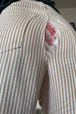 Pants are super cute, but after only wearing them just a couple times it totally ripped at the butt seam. It was in no way tight, nor was I stretching. Just bad quality. - Times F.