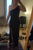 I love this dress; it's very flattering and smooths out my "rectangle" body shape. After looking through the photos in the review section, I noticed it looked great on everyone, and it did for me too. I was torn between the Small and Medium sizes, but I ultimately went with Medium since I have a wider waist and hips than most people my height. The dress could have been a bit more fitted in the bust area where it felt slightly loose, but overall, the fit was good. I wouldn't size down, though, as I think the Small would have been too tight around my waist and hips. The length was just right with my 1'' heels. The dress touches the floor, so it might be a little too long without heels. I would definitely recommend this dress! It's super versatile, and the fabric has a bit of stretch, which makes it a great choice if you can't get it tailored to your exact measurements. I think it could suit almost everyone. Go for it! - Florence R.