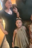 I did have to take it in to get it shortened, but it was worth it. I loved the dress. I'm sorry, I always forget to take pictures so this is the best I have. - Kaylee D.