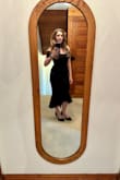 This dress is absolutely stunning! It's so figure-flattering, hugging all the right places while still feeling super comfortable and non-restrictive. The cut really shows off my curves in the best way, and it has such an elegant, chic vibe. I felt confident and beautiful wearing it. 10/10 would recommend! - Sarah F.