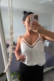 Very comfortable and elegant loose top! It's long, breathable, and perfect for staying stylish while feeling relaxed all day. - Veronika M.