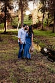 Wore this Ruffled Midi Dress for our engagement photos and it was perfect! It photographed beautifully and had such a romantic, timeless feel. Highly recommend for special moments like this. - Nidia P.