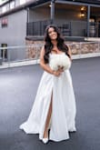 I was so in love with the Chantelle dress but it was a $9000 dress and I couldn't spend that much on something you wear for 6 hours! I got this dress and it is literally just like it! I got stronger boning put in at the top but other than that it's a phenomenal dress and so glad I chose this much more affordable dupe!! - Vicki S.