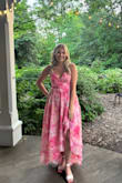 This dress came exactly as described! Fits true to size with adjustable straps in the back for a perfect fit. - Jade G.
