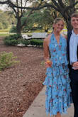 I wore this to a summer wedding with the theme "amalfi coast" and it was perfect. Fits great and got lots of compliments on it - Lindsay H.