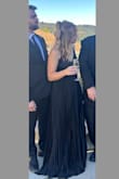 Honestly fit great all around, but even with heels, it was a floor length gown on me. I was tripping over myself and dragging the dress on the ground all night. If I had more time before the event, I would have had it hemmed, but otherwise, it was great. - Maggie A.