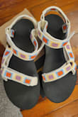 These crocheted straps are dainty but can be dressy. I have quite a few pairs of Tevas from Volts to Verge. These are great every day sandals or special occasion sandals. - Kathy J.