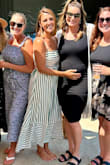 This dress was an absolute hit!!!!!! Fit perfectly in my normal size M. Fabric is amazing. Thicker material than usual, and in this case it worked perfectly! I wore strapless bra, but it fitted enough to go without. - Nancy C.