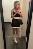I got so many compliments in this outfit!!! The top fits perfect with a bra which is a huge plus! Can't wait to wear it again! - Katie H.