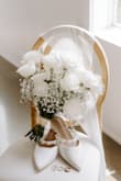 I really struggled finding a pair of wedding shoes because my husband is a short king BUT THEN I found these and was instantly in love! They were so comfortable to wear ALL DAY. The most perfect and elegant shoe. - Madalyn R.