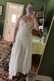 I love this dress, but it was too small for me. It would make a great bridal shower or bachelorette event dress. - Brianna H.