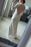 I loved this dress. I was looking for lace open back. I ordered it to try with and without the shawl. The dress was gorgeous, but just a tiny bit too big. Of course I could get it tailored, but I ordered a few from Lulus and decided on a different dress. This is high quality, not too heavy, very nice and came very quickly. 11/10 recommend! - Logan C.