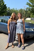 My daughter wore this dress to a bunch of graduation parties. It fit beautifully! Paired with the Free People Hazel platform shoes, this dress is a winner! Very light for hot days. Flattering on smaller busts, no bra/cups needed. True to size. - Natalie B.