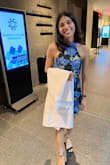 I got so many compliments the day of my graduation on this dress. Love the design and the fabric. A little tight at the waist but the bust fist perfectly. - Alexandra A.