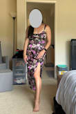 This dress is absolutely stunning! Surprisingly not too long considering I'm only 5'2. It does run a little small, but I'm not sure how the next size up would be. I ordered a S and it fit, but it was pretty snug. Wasn't my favorite on me of the few dresses I ordered, so I did end up returning. - Katie U.