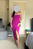This dress seems well made. Runs true to size. The color was very vibrant and not my usual style. But I think I just didn't love how this one looked or felt. I ended up returning, but if I were to keep, I'd definitely get it hemmed. I think it would look better if I had a proportionally small waist or larger boobs or if I were taller. - Katie U.