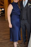 Really enjoyed the dress I purchased to attend a wedding. Got many compliments on it. Wrinkles were easy to steam out, no issues with the quality of how it was made. Dress did not bunch up or move throughout the afternoon. Very happy with my purchase. - Ali W.
