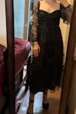 Glad I listened to the reviews and chose to size down, I am a pretty true size 4-6/S but decided to get the XS. It's tight in the waist but otherwise fits perfectly, and the lace detailing is beautiful! - Jenna H.