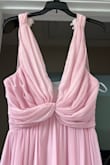 This is my second time I have purchased a formal gown from Lulus, and each time, something is defective about it. Luckily, I purchased this on sale. I didn't return it. However, I am now hesitant to make purchases for big events because there is always some sort of defect with my dress. Do not buy last minute from here. Is my lesson.  The left side of the dress is slightly off in the bust area. It really noticeable when I put it on. I'm going to use pins to make it even. On the bright side, shipping is always on point! - Jasmine N.