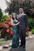 Quite literally couldn't have asked for a more perfect dress for me. I have a very big soft spot for the color green. When I saw this dress, I knew it was going to be perfect! The only alterations that I needed done were for the straps and to also make it a little less plunging in the front. But overall fit perfectly right out of the bag. - Chloe T.