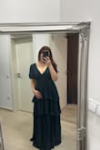 I ordered my usual size (size M) and it fits like a glove. I highly recommend this dress! - Roxana T.